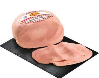 Jambon cuit supérieur découenné dégraissé Vendu au Rayon Traditionnel : photo du produit rappelé le 15/07/2026