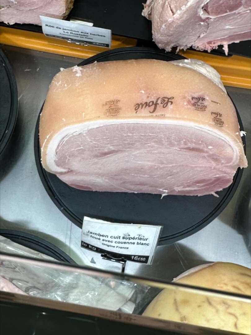 Jambon cuit supérieur Foue : photo du produit rappelé le 16/07/2026