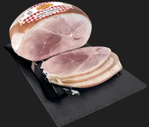 Jambon cuit supérieur traditionnel avec couenne Cochonou : photo du produit rappelé le 18/06/2025
