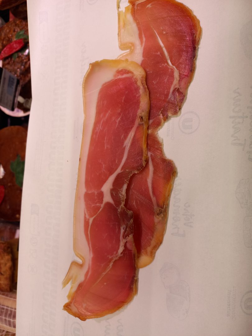 Jambon de coche tranché a la demande du client Ets Baillet : photo du produit rappelé le 26/09/2024