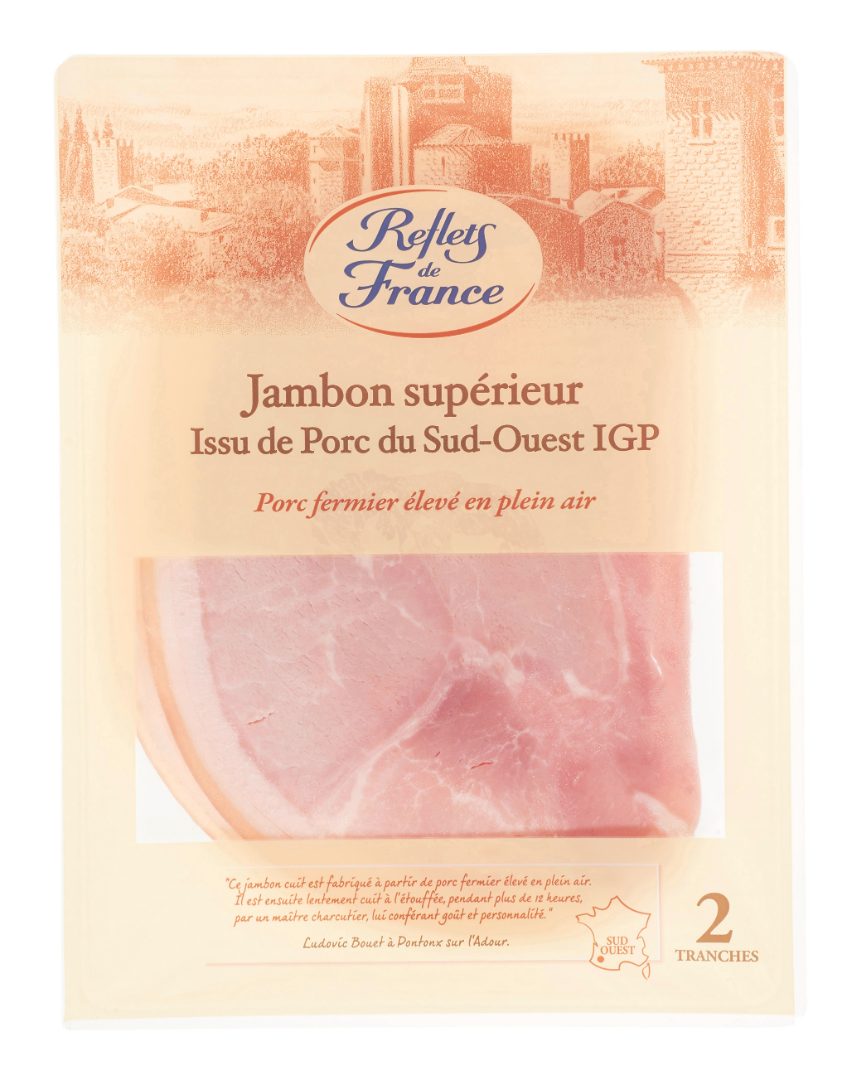 Jambon superieur Reflet de France : photo du produit rappelé le 22/09/2021