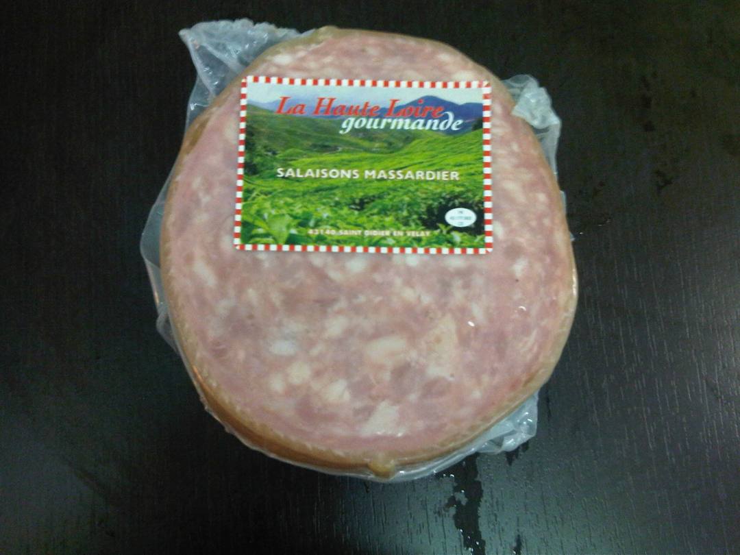 Jambonnette demi, jambonnette bloc Salaisons Massardier : photo du produit rappelé le 28/11/2023