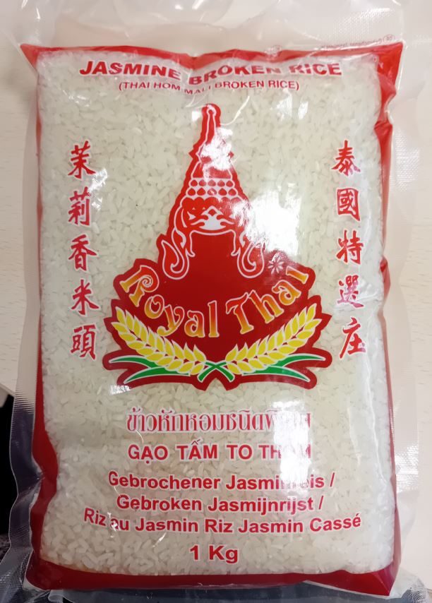 Jasmine broken rice - riz blanc Royal Thai : photo du produit rappelé le 19/08/2024