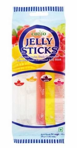 Jelly stick mix fruits 100g Cozzo : photo du produit rappelé le 25/09/2025