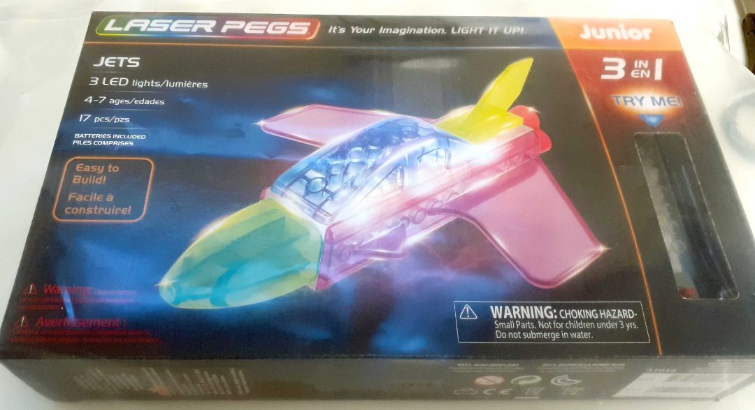 Jets 3 leds Laserpegs : photo du produit rappelé le 22/04/2021