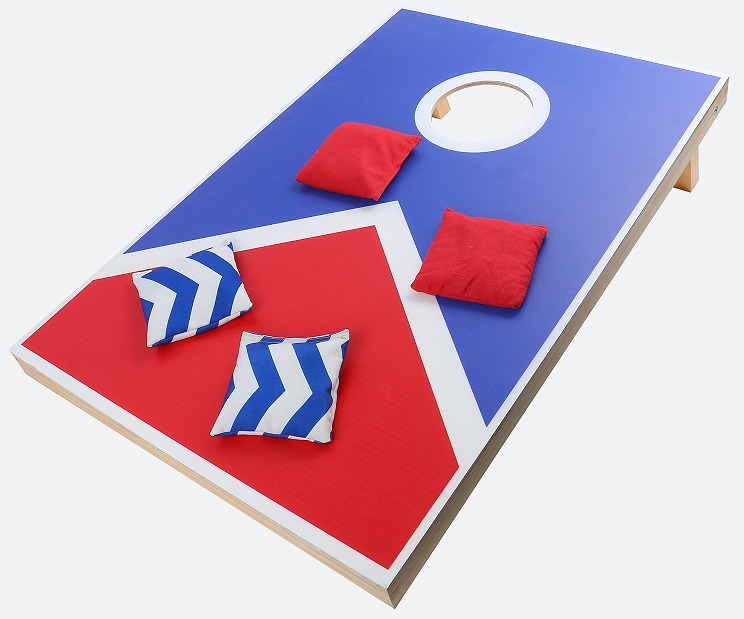 Jeu d'adresse en bois cornhole set : photo du produit rappelé le 01/10/2026