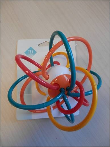 Jouet araignée multicolore Tex Baby : photo du produit rappelé le 29/10/2021