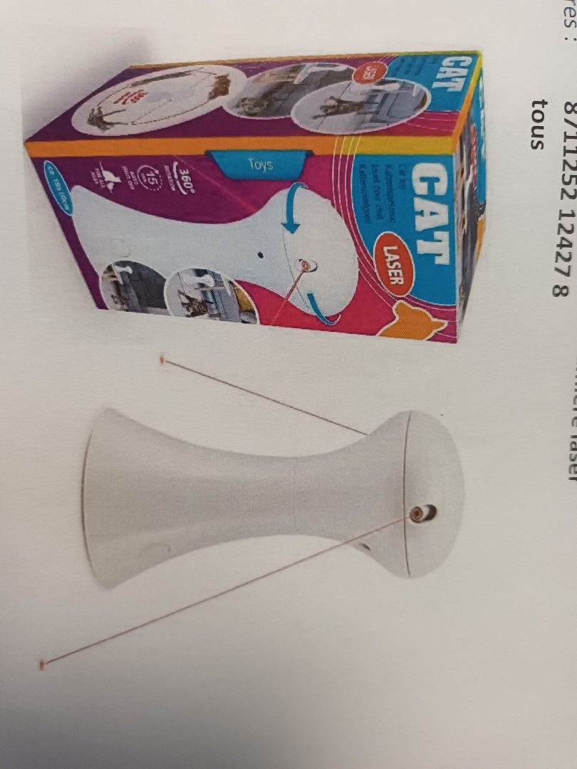 Jouet chat laser ABS Cat Laser Edco : photo du produit rappelé le 22/09/2023