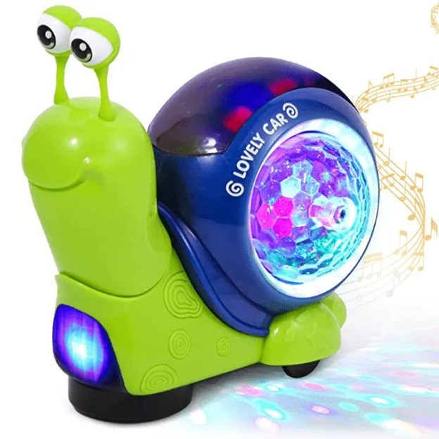 Jouet interactif musical lumineux escargot rampant - jouet éducatif Aiuaza : photo du produit rappelé le 09/12/2024