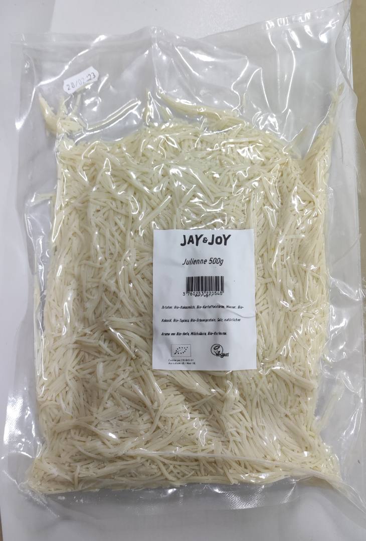 Joy râpé 500g - spécialité végétale au lait de coco Jay&Joy : photo du produit rappelé le 23/01/2023