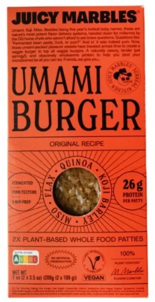 Juicy marbles - umami burger 2x100g : photo du produit rappelé le 29/01/2026