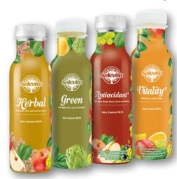 Jus de fruits et plantes Solevita : photo du produit rappelé le 25/01/2022