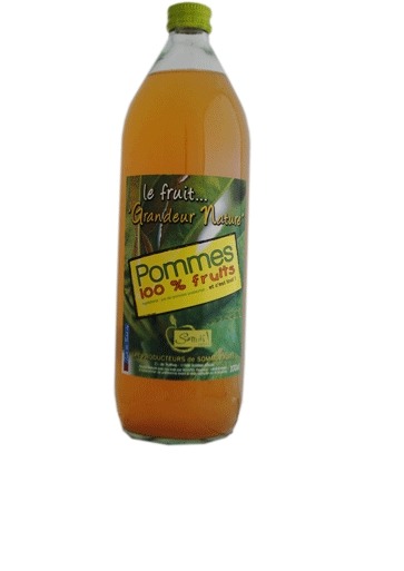 Jus de pomme 1l Somail Fruits : photo du produit rappelé le 23/08/2023