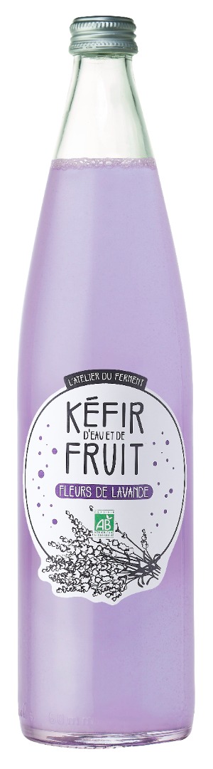 Kéfir d'eau et de fruit fleurs de lavande L'Atelier du Ferment : photo du produit rappelé le 28/10/2024