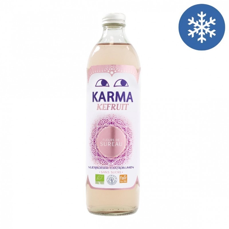 Kefir fleur de sureau 500 ml Karma Kéfruit : photo du produit rappelé le 27/04/2022