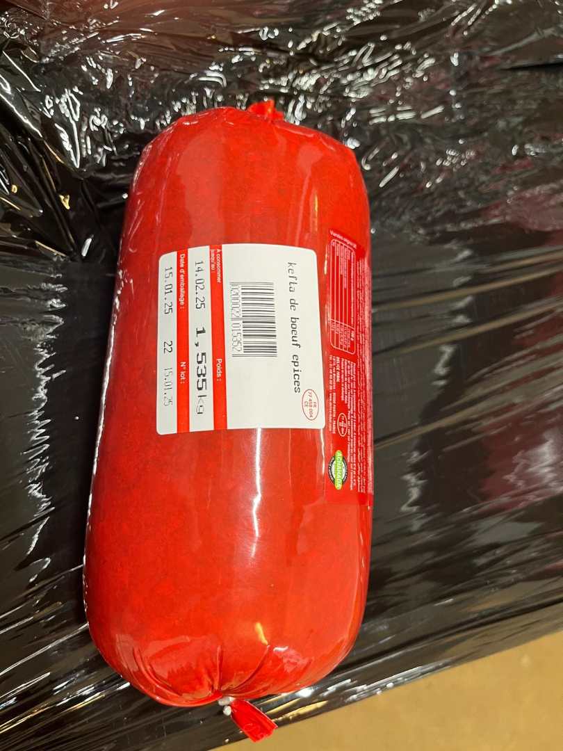 Kefta de boeuf Delice Ikbal : photo du produit rappelé le 05/02/2025