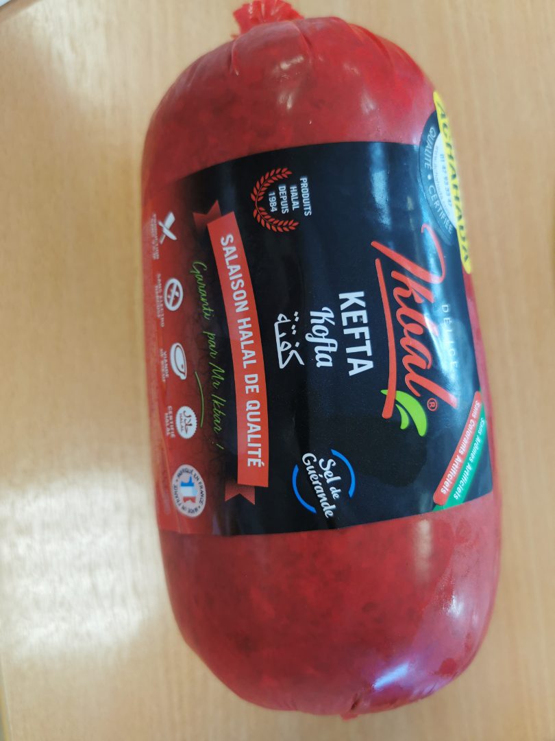 Kefta de boeuf epices Delice Ikbal : photo du produit rappelé le 07/10/2021
