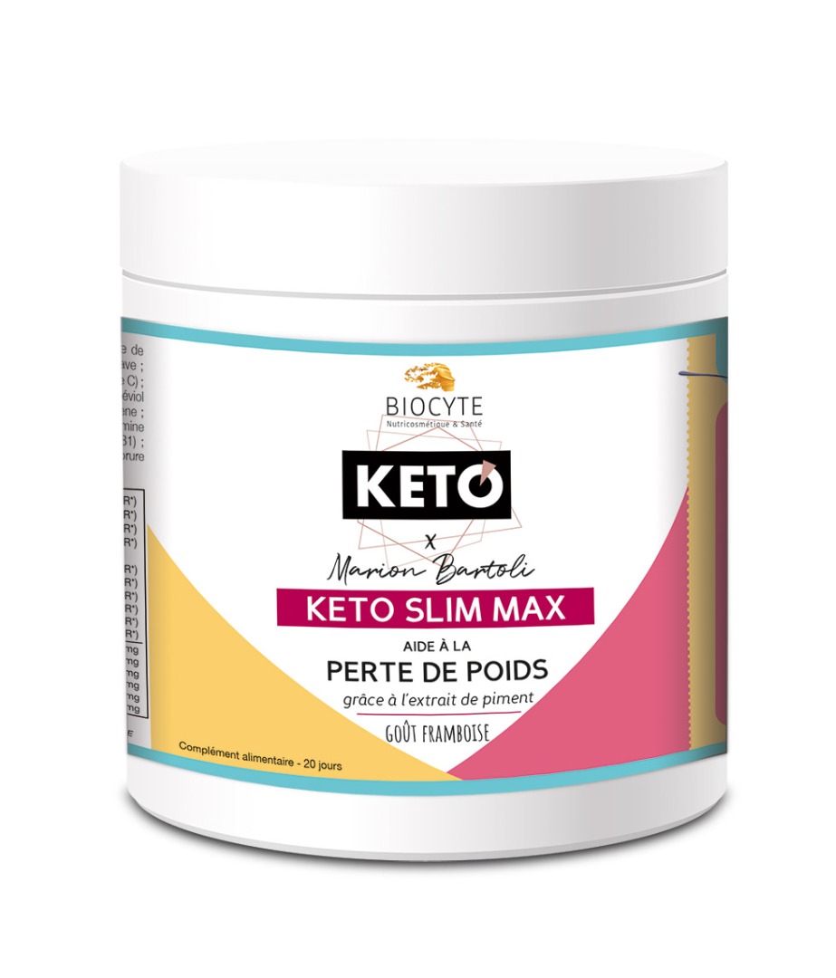 Keto slim max Biocyte Keto : photo du produit rappelé le 10/10/2022