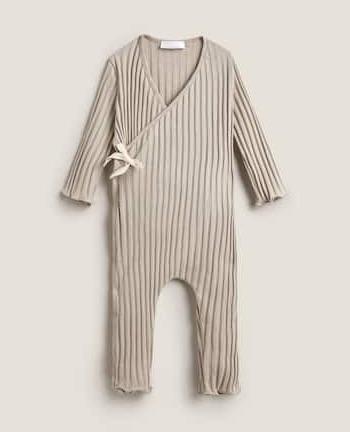 Kids newborn grenouillère Zara Home : photo du produit rappelé le 02/12/2022