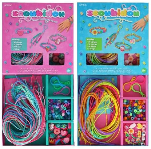 Kit de scoubidou et accessoires : photo du produit rappelé le 02/05/2024