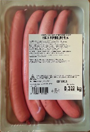 Knacks supérieures fex4 : photo du produit rappelé le 22/08/2025