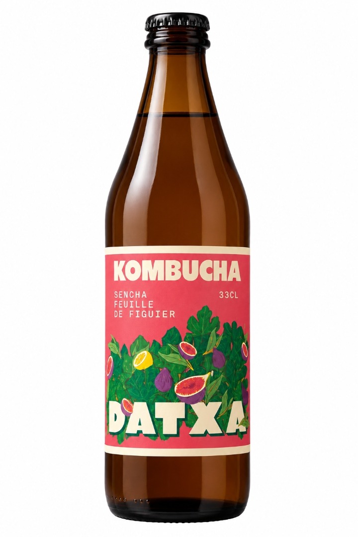 Kombucha sencha feuille de figuier Datxa : photo du produit rappelé le 17/08/2026