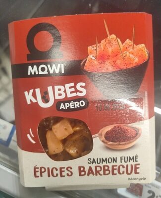 Kubes de saumons fumés apéro Mowi : photo du produit rappelé le 19/08/2026