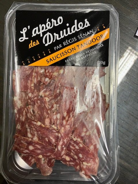 L'apéro des druides - saucisson tandoori Régis Sénan : photo du produit rappelé le 08/08/2025