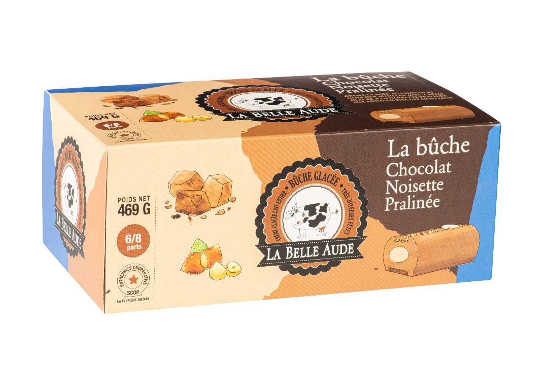 La bûche chocolat noir, mandarine kalamansi, la bûche La Belle Aude : photo 2 sur 3 du produit rappelé le 26/10/2021