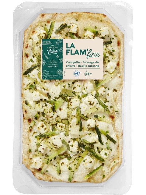 La flam'fine courgette - fromage de chèvre Les Créations de Pierre : photo du produit rappelé le 19/06/2026