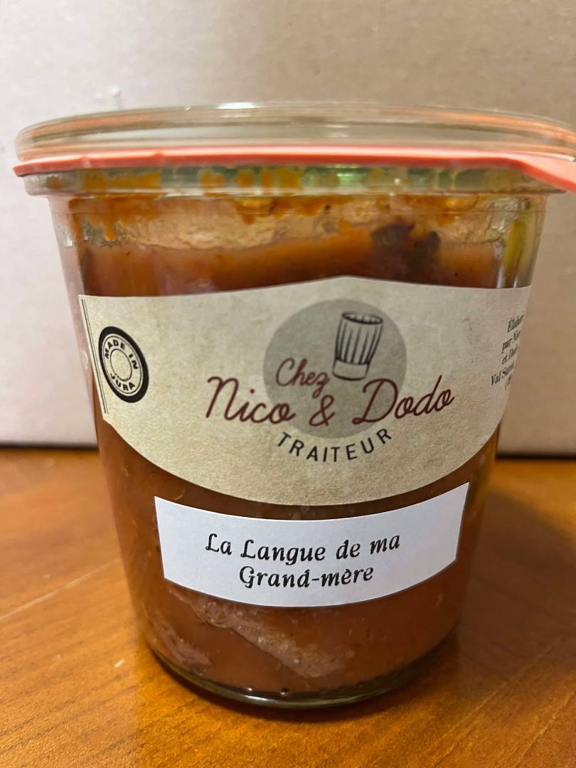 La langue de ma grand mère Chez Nico et Dodo : photo du produit rappelé le 18/04/2025