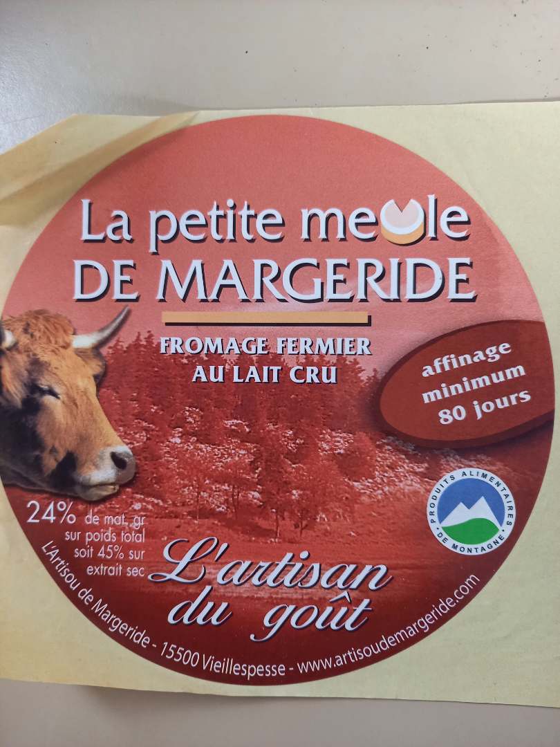 La petite meule de margeride : photo du produit rappelé le 25/09/2024