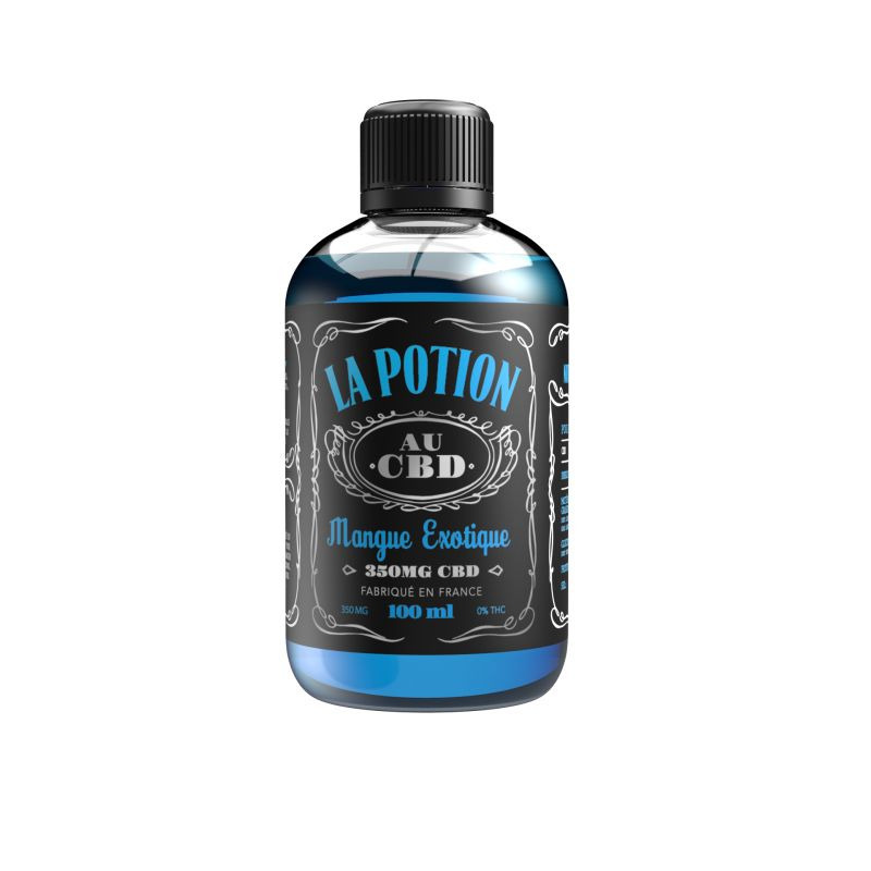 La potion au CBD mangue exotique 350mg : photo du produit rappelé le 17/11/2023
