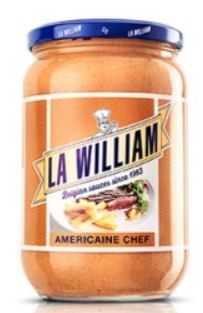 La william américaine chef 300ml : photo du produit rappelé le 25/11/2021