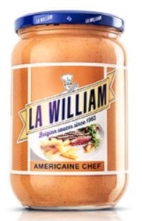 La william américaine chef 650 ml : photo du produit rappelé le 25/11/2021