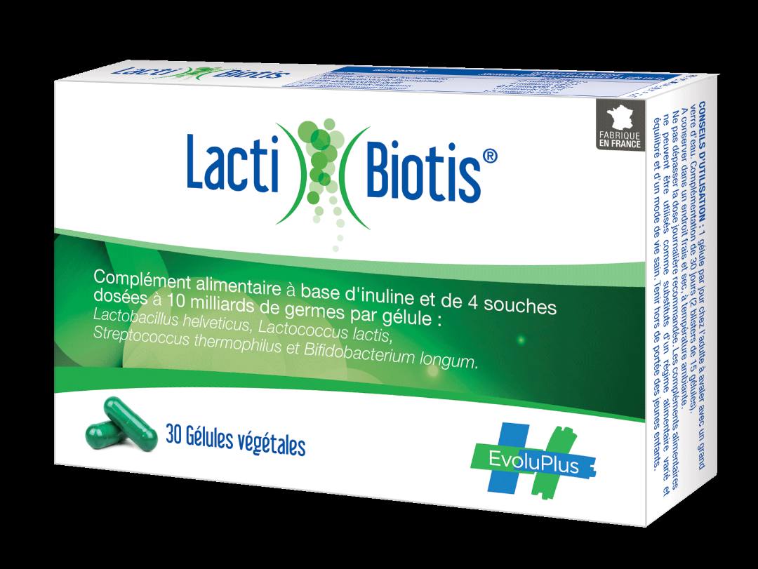 Lactibiotis, gélule Evoluplus : photo du produit rappelé le 10/02/2022