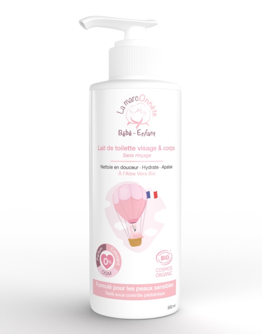 Lait de toilette visage & corps La Marconnete : photo du produit rappelé le 22/12/2023