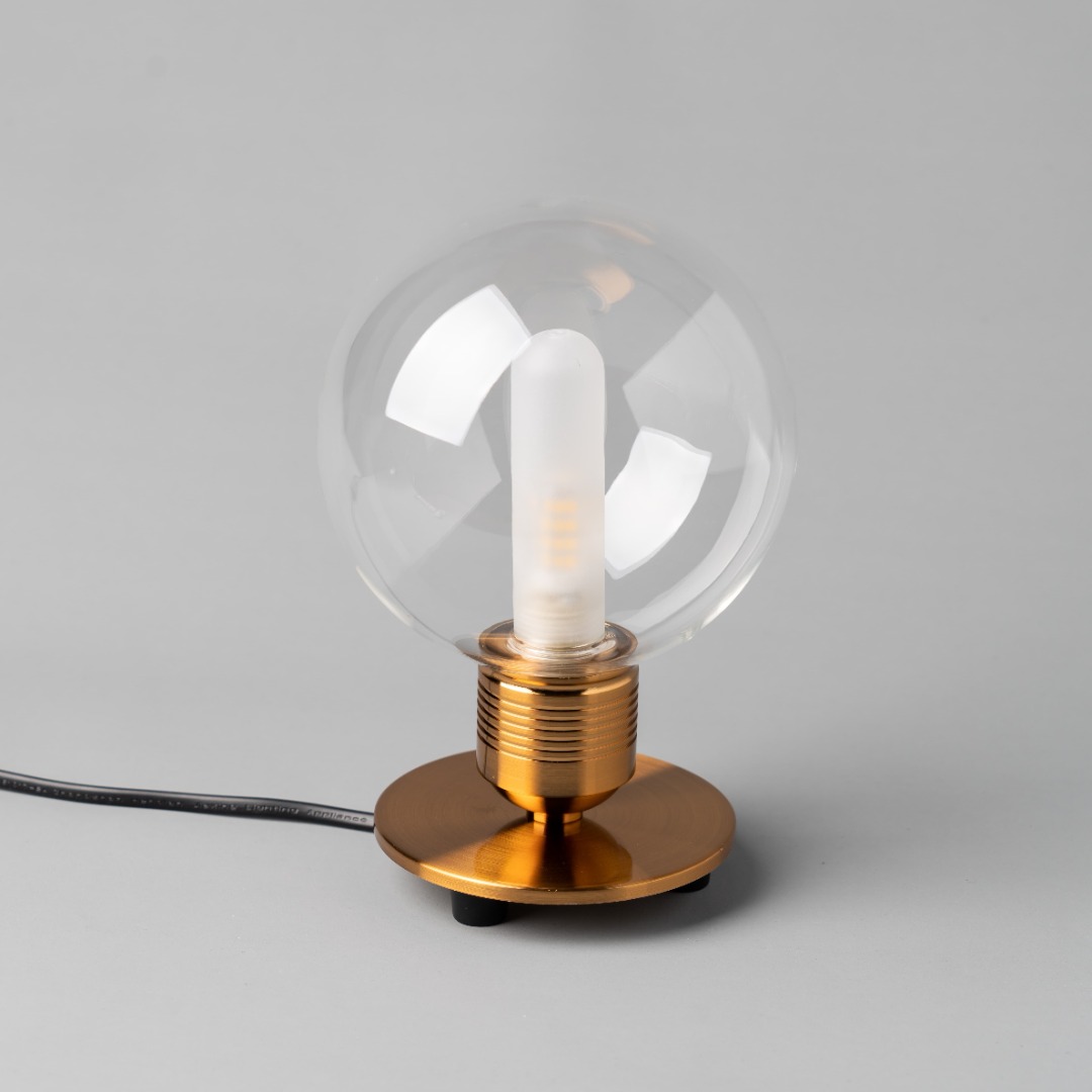 Lampe de chevet vintage dorée en verre - giani Kosilum : photo du produit rappelé le 25/08/2026