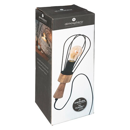 Lampe fil aisy noire - réf. 173290 Atmosphera : photo 3 sur 3 du produit rappelé le 29/08/2023