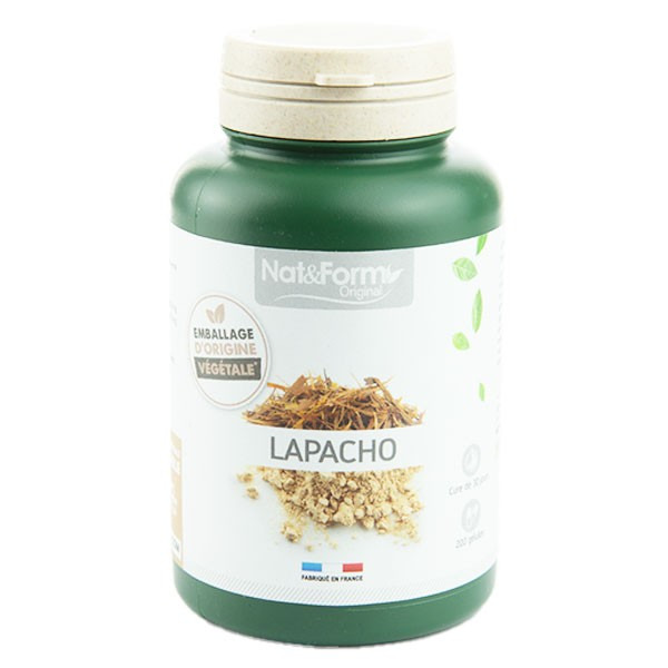 Lapacho 200 gélules Nat&Form : photo du produit rappelé le 03/04/2023