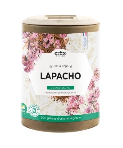 Lapacho 200 gélules Orfito : photo du produit rappelé le 05/04/2023