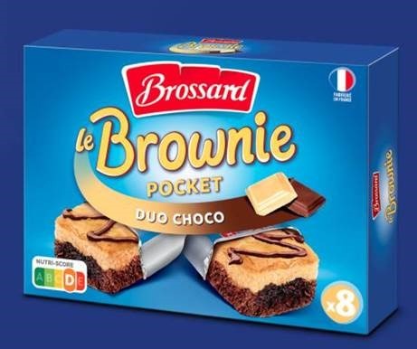Le brownie pocket duo choco Brossard : photo du produit rappelé le 21/06/2021