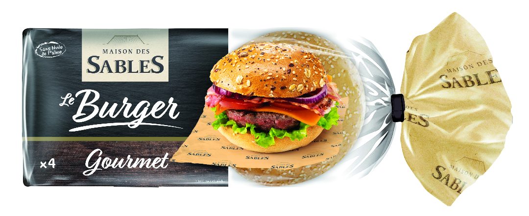 Le burger gourmet x4 Maison des Sables : photo du produit rappelé le 04/07/2025
