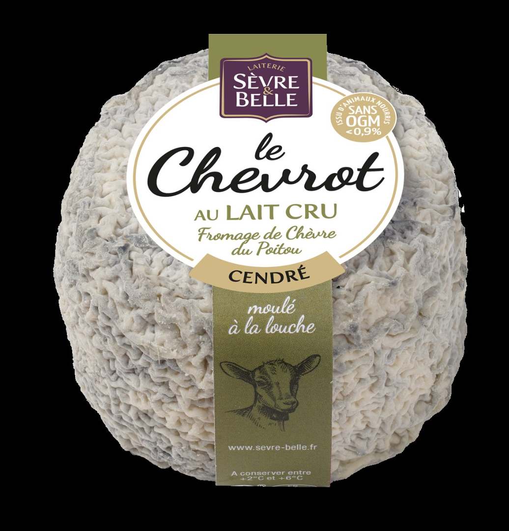 Le chevrot cendre lait cru 200 g Sevre et Belle : photo du produit rappelé le 19/03/2024