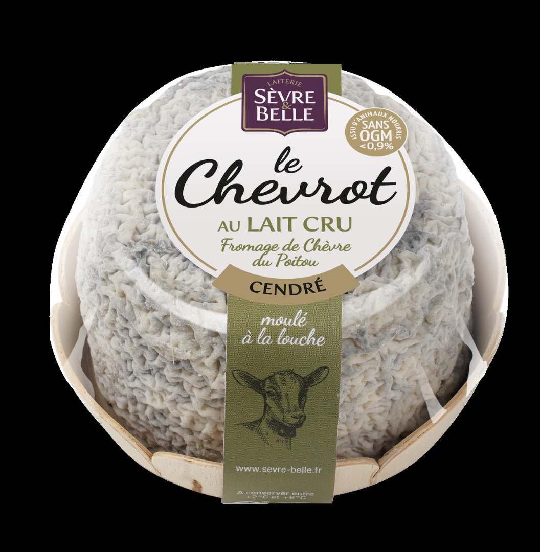 Le chevrot cendre lait cru 200 g Sevre et Belle : photo 2 sur 2 du produit rappelé le 19/03/2024