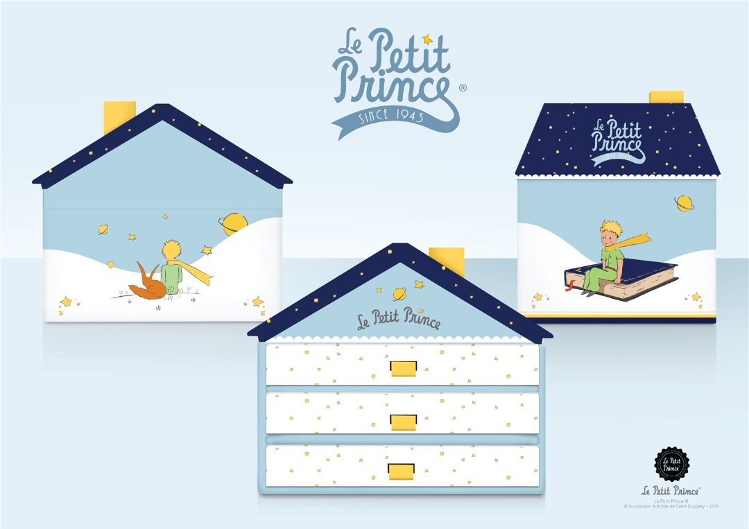 Le coffret de coloriage le petit prince Damart : photo du produit rappelé le 04/04/2024