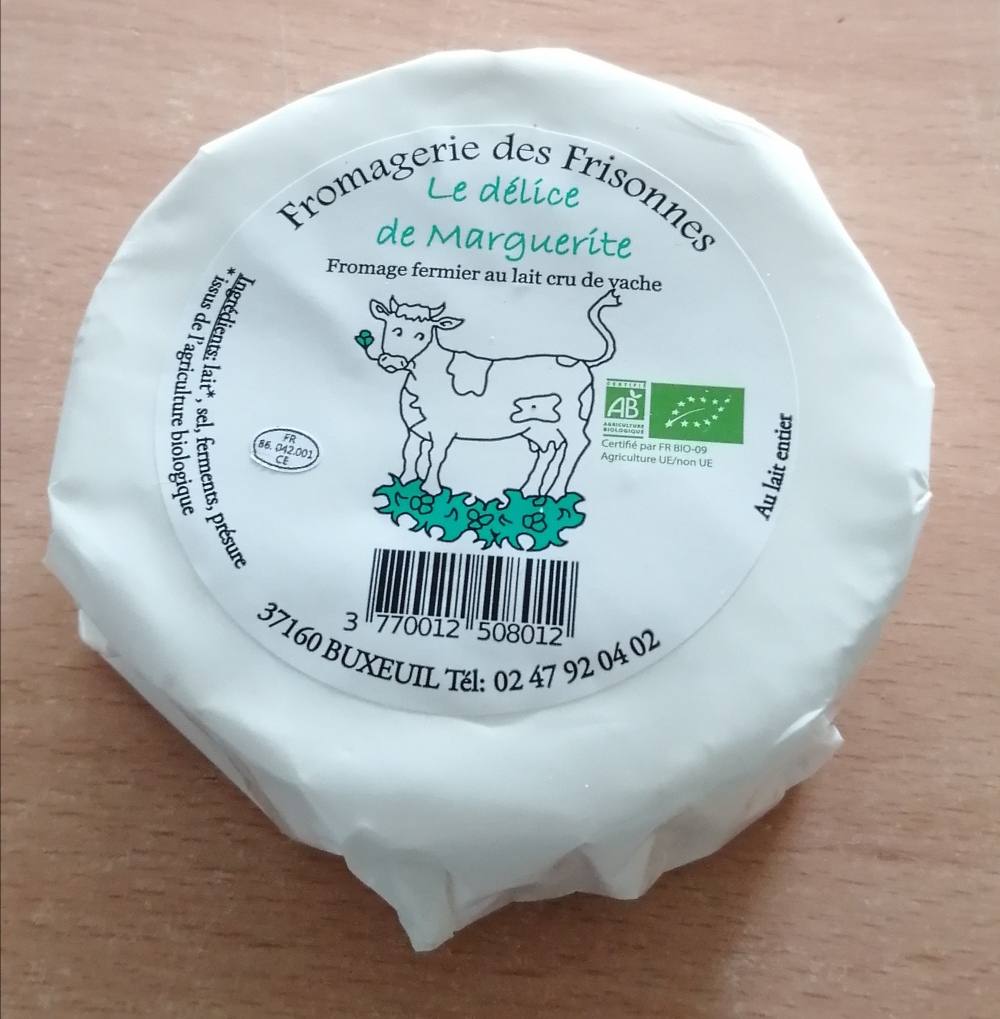 Le délice de marguerite Fromagerie des Frisonnes : photo du produit rappelé le 28/04/2021