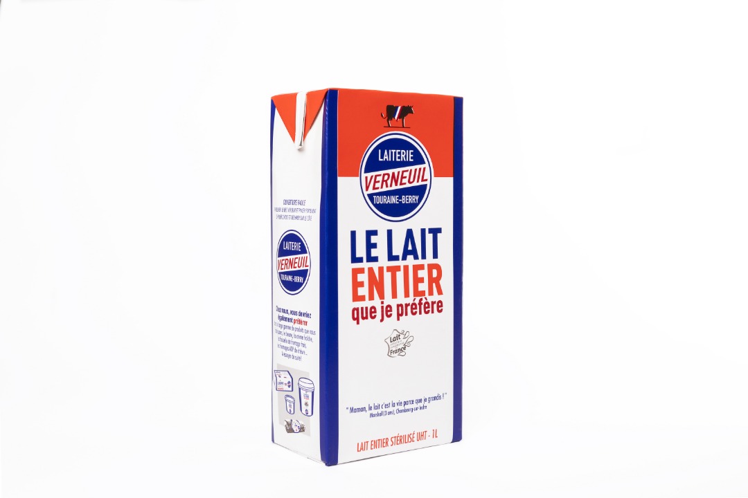 Le lait entier que je préfère Verneuil : photo du produit rappelé le 02/06/2021