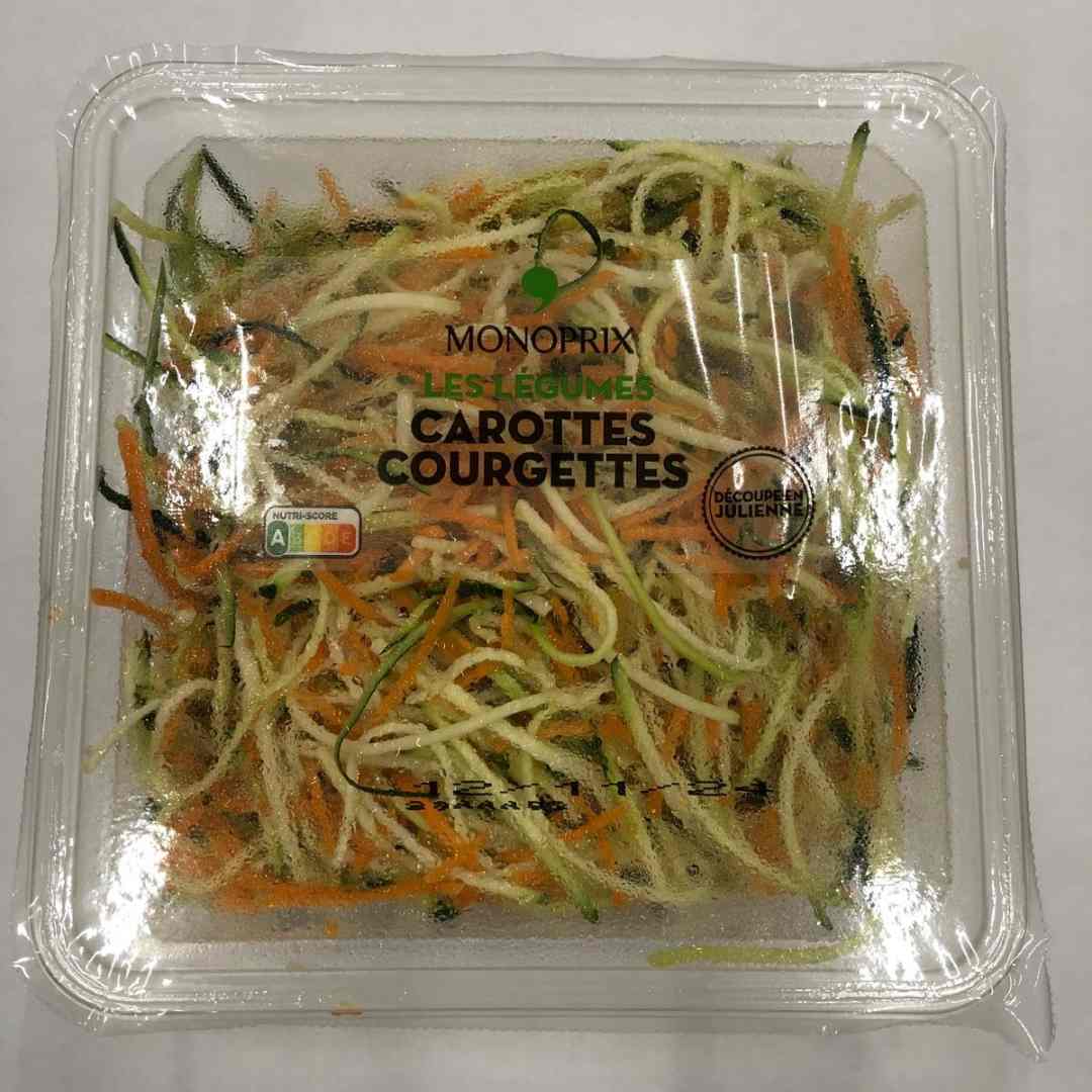 Legumes du soleil 300g et carottes courgettes 300g Monoprix : photo 2 sur 2 du produit rappelé le 28/08/2026