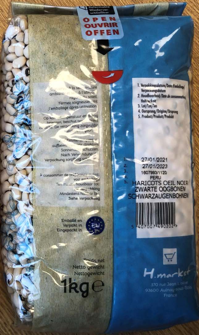 Légumineuse cornilles 1kg Merveilles du Monde : photo du produit rappelé le 04/03/2022
